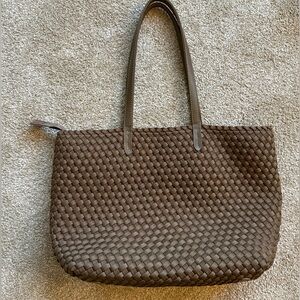 Naghedi Jetsetter Small Tote Mink Brown